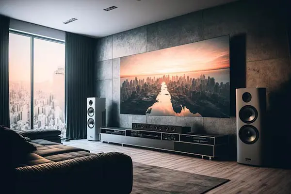 home theater em apartamento